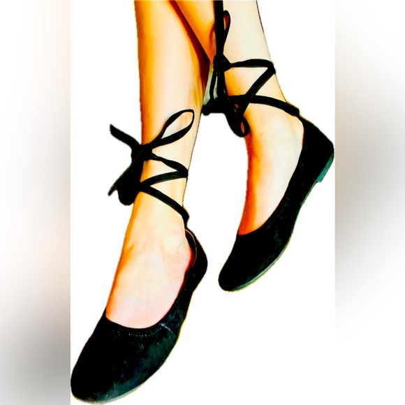 Born in California Black Ballet Flat 8.5 - Picture 1 of 4